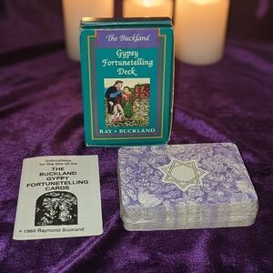 Vtg SEALED 1988 Raymond Buckland Gypsy Fortunetelling Deck Llewellyn Rare OOP